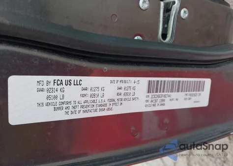 2015 Dodge Charger Se from USA, damaged, VIN 2C3CDXBG3FH827441